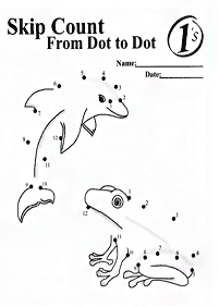 skip counting - fill in the missing numbers - worksheet 99