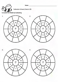 subtraction for kids - worksheet 3