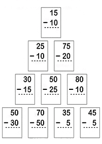 subtraction for kids - worksheet 30