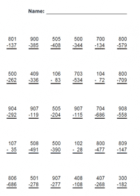 subtraction for kids - worksheet 60