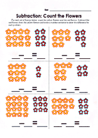 simple subtraction for kids - worksheet 18