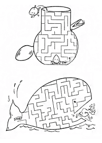 easy mazes for kids - worksheet 118