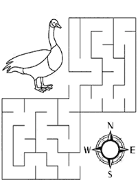 easy mazes for kids - worksheet 12