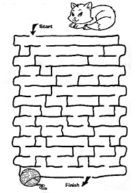 easy mazes for kids - worksheet 122