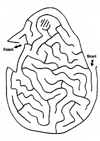 easy mazes for kids - worksheet 125