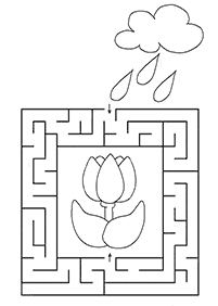 easy mazes for kids - worksheet 20