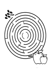 easy mazes for kids - worksheet 38