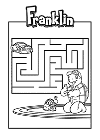 easy mazes for kids - worksheet 42