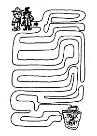 easy mazes for kids - worksheet 59