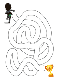 easy mazes for kids - worksheet 66