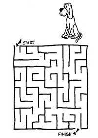 easy mazes for kids - worksheet 83