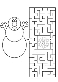 easy mazes for kids - worksheet 84