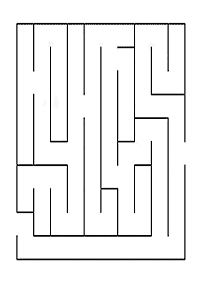 easy mazes for kids - worksheet 89