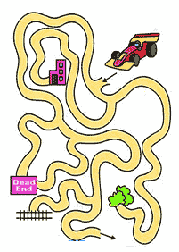 easy mazes for kids - worksheet 98