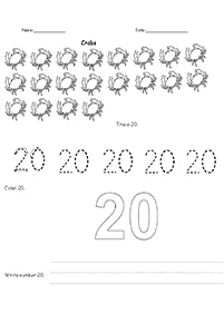 numbers larger then ten worksheets - worksheet 10