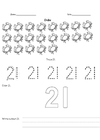 numbers larger then ten worksheets - worksheet 11