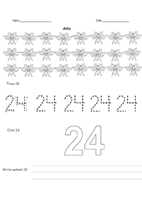 numbers larger then ten worksheets - worksheet 14