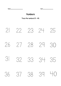 numbers larger then ten worksheets - worksheet 18