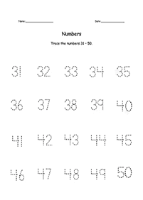 numbers larger then ten worksheets - worksheet 19