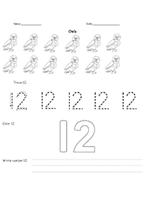 numbers larger then ten worksheets - worksheet 2