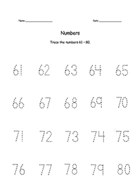 numbers larger then ten worksheets - worksheet 22