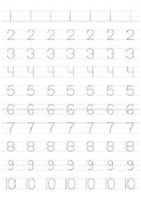 numbers worksheets - worksheet 10