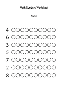 numbers worksheets - worksheet 26