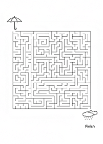 printable mazes - maze 107