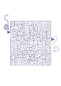 printable mazes - maze 110