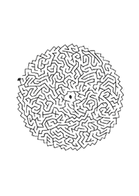 printable mazes - maze 136