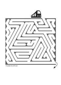 printable mazes - maze 166