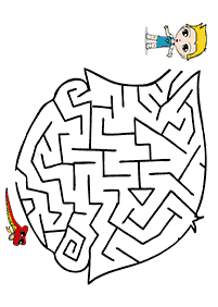 printable mazes - maze 80